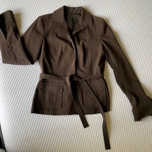 Tahari Brown Jacket/Blazer.